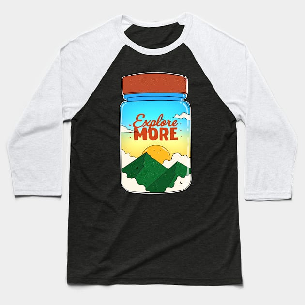 Explore More Baseball T-Shirt by Artthree Studio